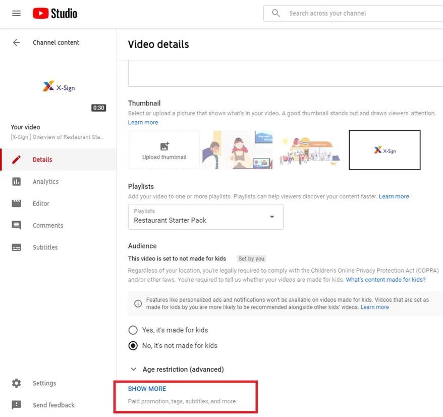 Why can't YouTube video be played on Broadcast?